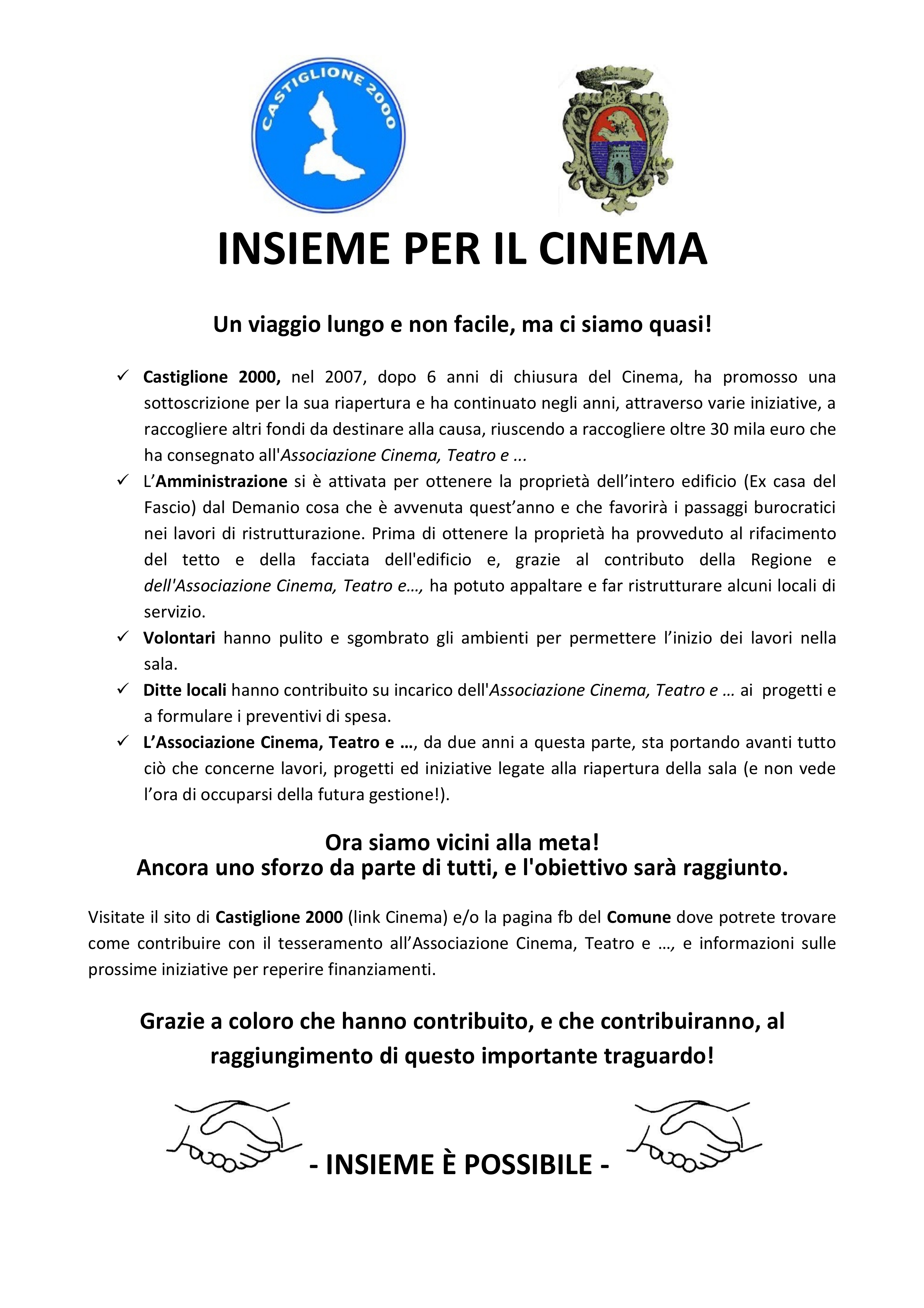 Volantino Cinema